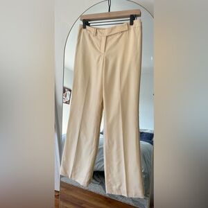 Ann Taylor Petite Butter Yellow 100% Wool Pants Size 2P